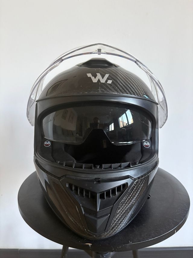 Casco full carbon taglia S