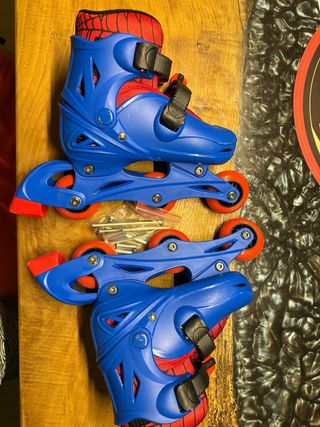 Patines Spiderman Ajustables Niños