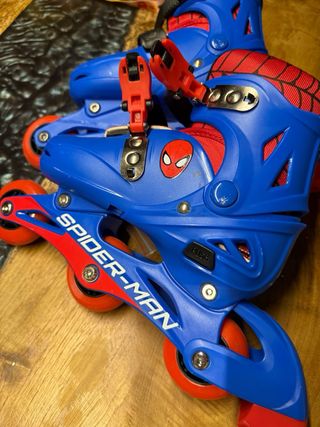 Patines Spiderman Ajustables Niños