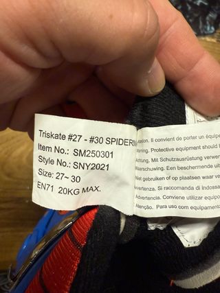 Patines Spiderman Ajustables Niños