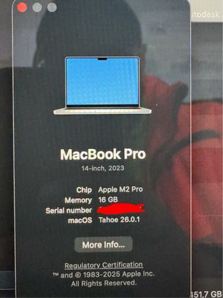 Macbook A2779 M2 Pro 16Gb/512Gb