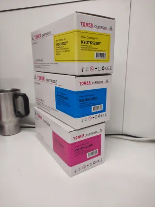 Tóner reciclado para Kyocera KYOTK5230Y/C/M