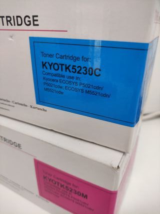 Tóner reciclado para Kyocera KYOTK5230Y/C/M