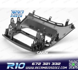 MARCO NEGRO RADIO 2-DIN PARA HONDA CIVIC HATCHBACK 06-11