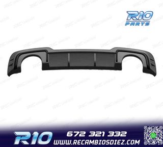 DIFUSOR AUDI A3 S LINE HATCHBACK 17-20 LOOK RS3