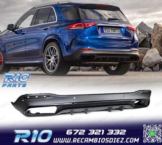 DIFUSOR MERCEDES GLE W167 AMG 19- LOOK AMG GLE63 NEGRO