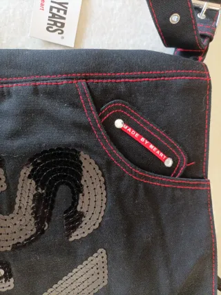 Borsa tracolla Sweet Years nera nuova