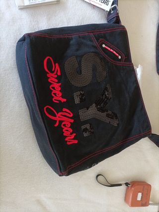 Borsa tracolla Sweet Years nera nuova