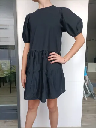Vestido negro Zara talla XS niña / mujer