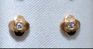 Pendientes bebé oro 18k 