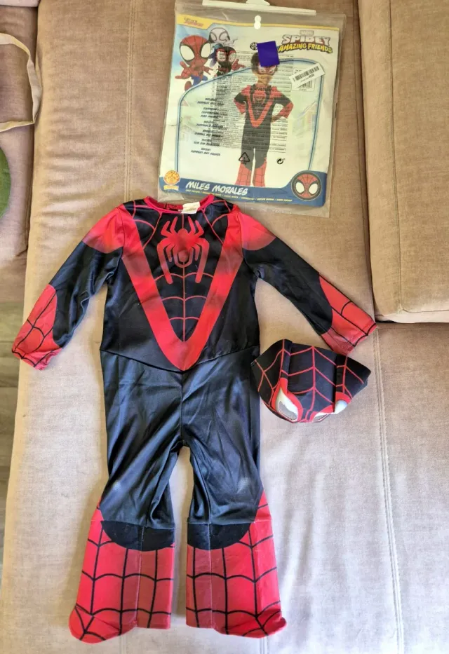 Disfraz Spiderman Miles Morales Talla 4-6
