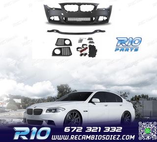 KIT CARROCERIA BMW F11 TOURING LOOK M 10-13 PDC + LAVAFAROS