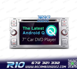 RADIO GPS ANDROID 12 PARA FORD FOCUS C-MAX FIESTA GALAXY KUG