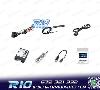RADIO GPS ANDROID 12 PARA FORD FOCUS C-MAX FIESTA GALAXY KUG