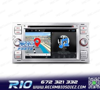 RADIO GPS ANDROID 12 PARA FORD FOCUS C-MAX FIESTA GALAXY KUG