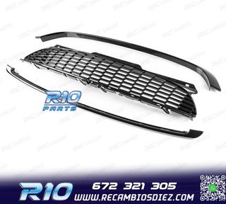 PARRILLAS MINI COOPER R56 R57 06-09 NEGRO BRILLO