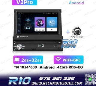 RADIO GPS ANDROID 1DIN TACTIL GPS