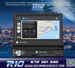 RADIO GPS ANDROID 1DIN TACTIL GPS