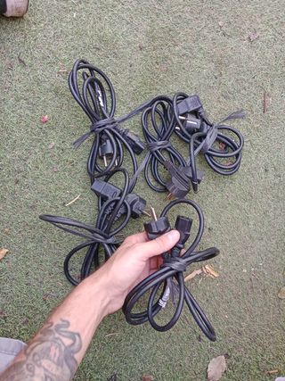 5 Cables de Corriente 250W 10A