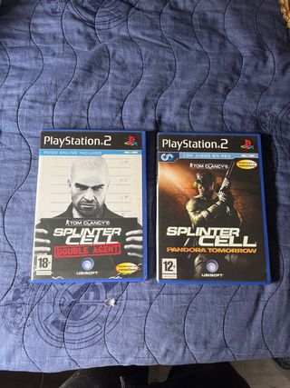 Pack 2 Juegos Splinter Cell PS2