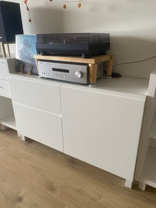 Mueble aparador Besta Ikea blanco