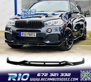SPOILER LIP PARA BMW X5 F15 12-18 LOOK M PERFORMANCE NEGRO B