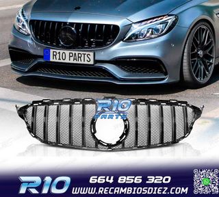 PARRILLA MERCEDES W205 18-21 LOOK SPORT NEGRO BRILLO