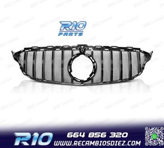 PARRILLA MERCEDES W205 18-21 LOOK SPORT NEGRO BRILLO