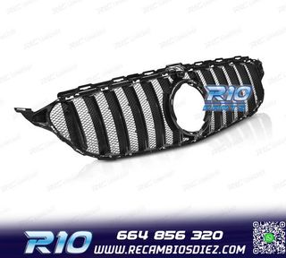 PARRILLA MERCEDES W205 18-21 LOOK SPORT NEGRO BRILLO