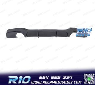 DIFUSOR BMW E90 E91 04-12 LOOK M PERFORMANCE NEGRO BRILLO