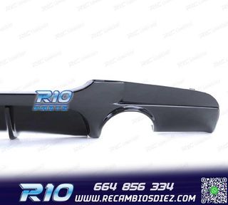 DIFUSOR BMW E90 E91 04-12 LOOK M PERFORMANCE NEGRO BRILLO