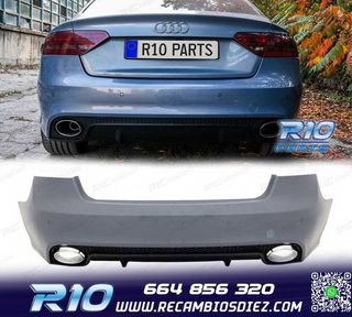 PARAGOLPES TRASERO AUDI A5 8T SPORTBACK 07-15 LOOK RS5