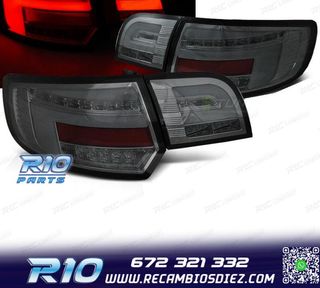 PILOTOS AUDI A3 8P 03-08 CROMO AHUMADOS