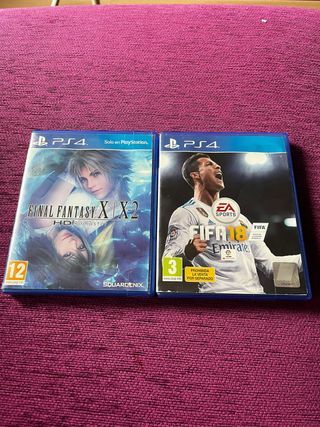 Juegos PS4: Final Fantasy X/X-2 y FIFA 18