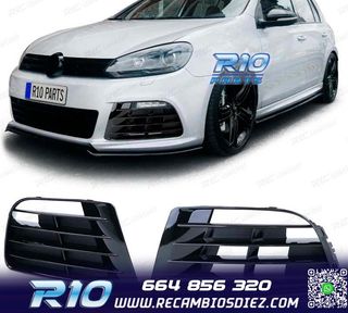 REJILLAS VOLKSWAGEN VW GOLF 6 09-12 LOOK R20 NEGRO BRILLO