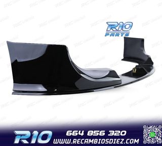 SPOILER LIP BMW E60 E61 03-10 LOOK M PERFORMANCE NEGRO BRILL