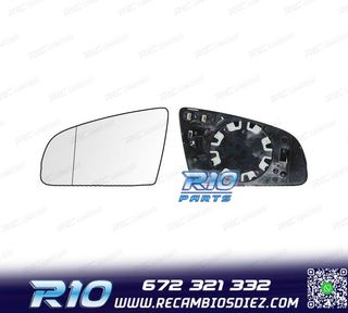 CRISTAL ESPEJO BASE IZQUIERDO AUDI A4 B7 04-08
