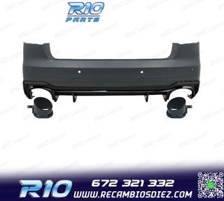 PARAGOLPES TRASERO AUDI A4 17-20 LOOK RS4