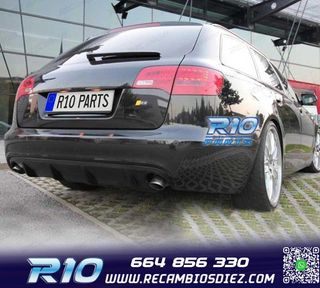 DIFUSOR AUDI A6 C6 4F S6 08-11 LOOK RS6