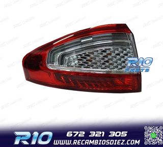 PILOTO IZQ PARA FORD MONDEO IV 4P 10-14 LED BLANCO ROJO