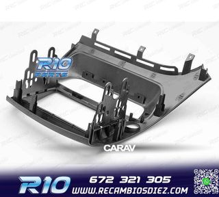 MARCO NEGRO RADIO 2-DIN PARA HONDA CIVIC HATCHBACK 06-11