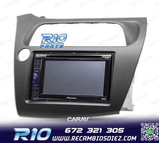 MARCO NEGRO RADIO 2-DIN PARA HONDA CIVIC HATCHBACK 06-11