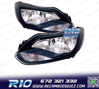 FAROS PARA FORD FOCUS IV 11-14 FONDO NEGRO