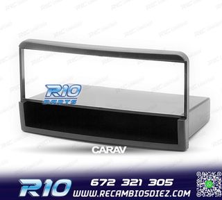 MARCO NEGRO RADIO 1-DIN PARA FORD FIESTA FOCUS GALAXY MONDEO
