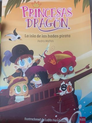 lote libros PRINCESAS DRAGÓN 1-4
