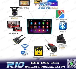 RADIO 9" GPS ANDROID 13 QUAD CORE 64GB ROM