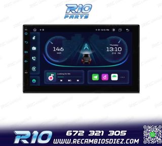 RADIO GPS ANDROID 14 2DIN 7" MULTIMEDIA GPS HD 3 USB SD