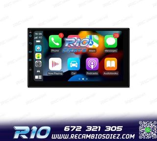 RADIO GPS ANDROID 14 2DIN 7" MULTIMEDIA GPS HD 3 USB SD