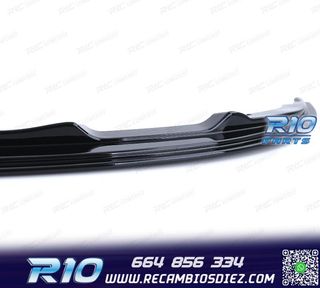 SPOILER LIP BMW E90 E91 08-12 PACK M NEGRO BRILLO