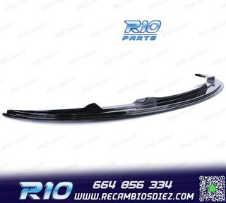 SPOILER LIP BMW E90 E91 08-12 PACK M NEGRO BRILLO